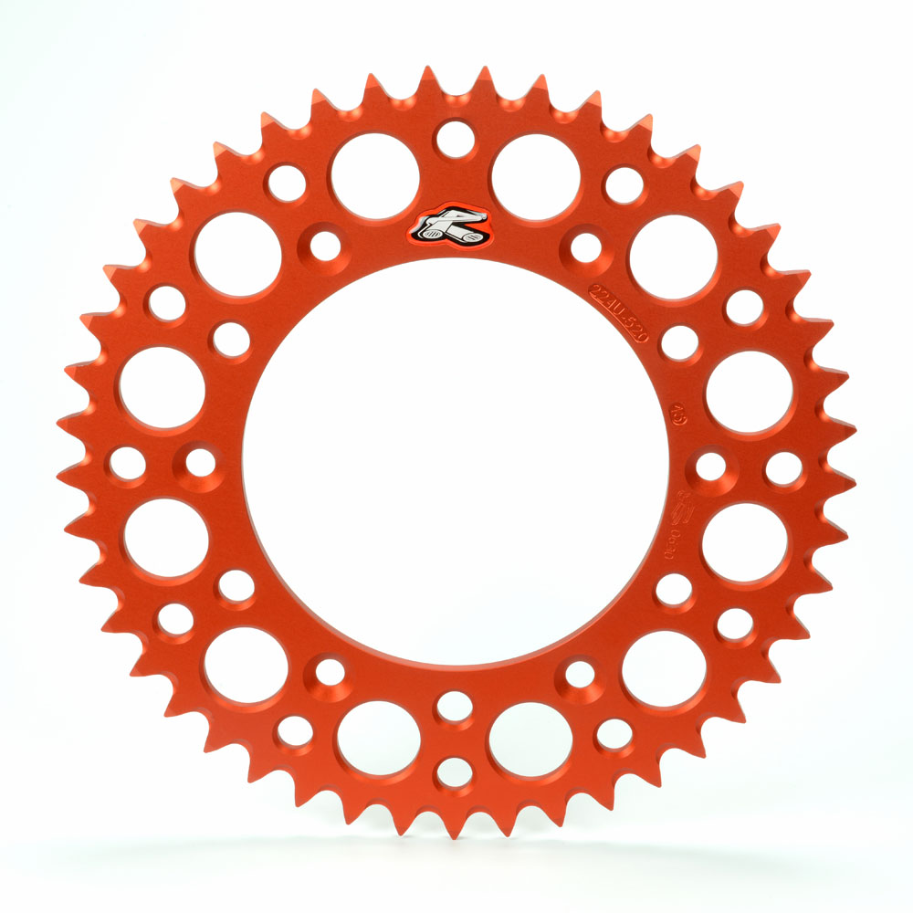 SPROCKET REAR ULTRALIGHT KTM/HQV/GAS/TRI/STARK SX/EXC 125-620 90-24, TE/TC/FE/FC 00-24, MC/EC/EX 21-24 46T OR (R)